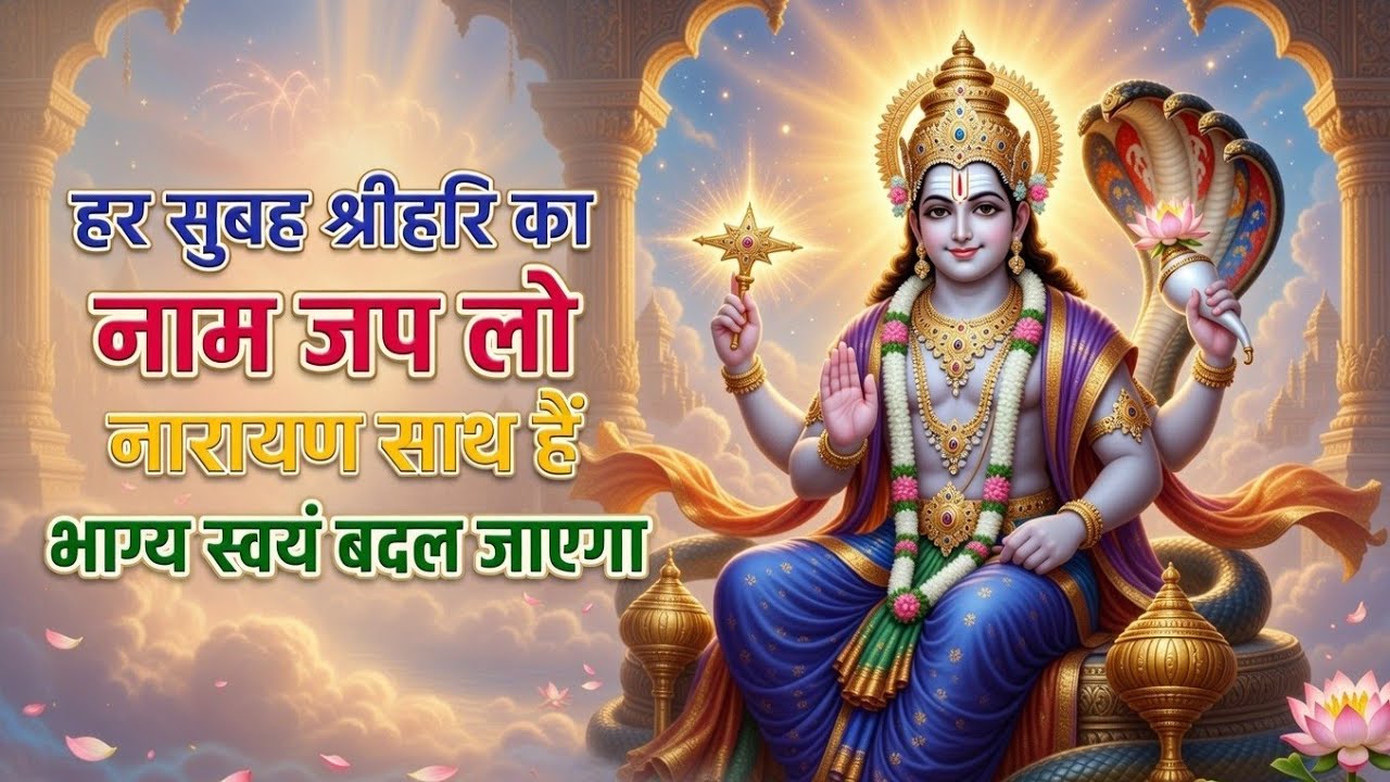 🌺 Morning Vishnu Bhajan | Guruhwar Special | New Bhakti Song 2026 | Latest Devotional Song |