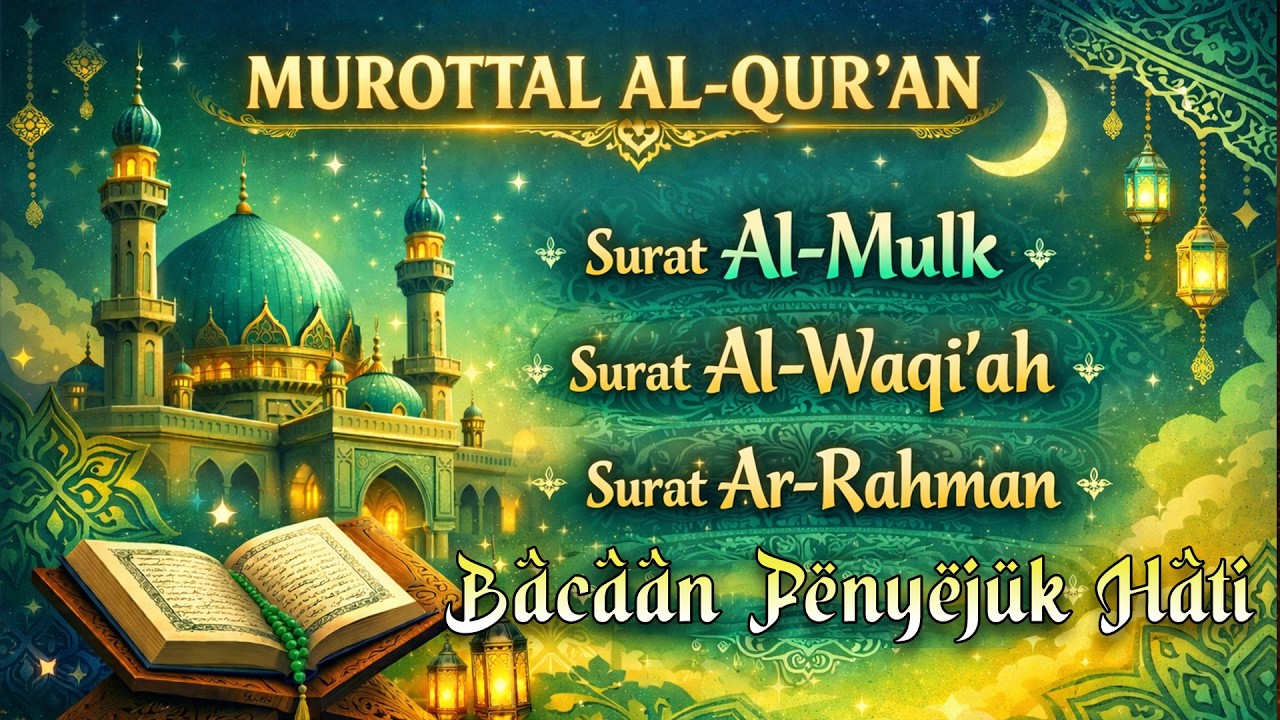 Murottal Al-Qur'an Paling Menenangkan | Ar-Rahman, Al-Waqiah, Al-Mulk