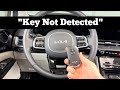 How to Start A 2022 - 2023 Kia Carnival With Dead Remote Key Fob Battery &quot;Key Not Detected&quot;