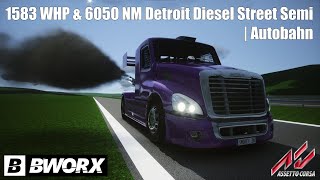 A Truck Drivers Dream, 6050 NM Freightliner Cascada Semi Truck - Autobahn | Teaser (Assetto Corsa) screenshot 5