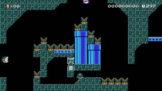 Mario Maker 2 | Buzzy's Blaster Cavern by Tuta29