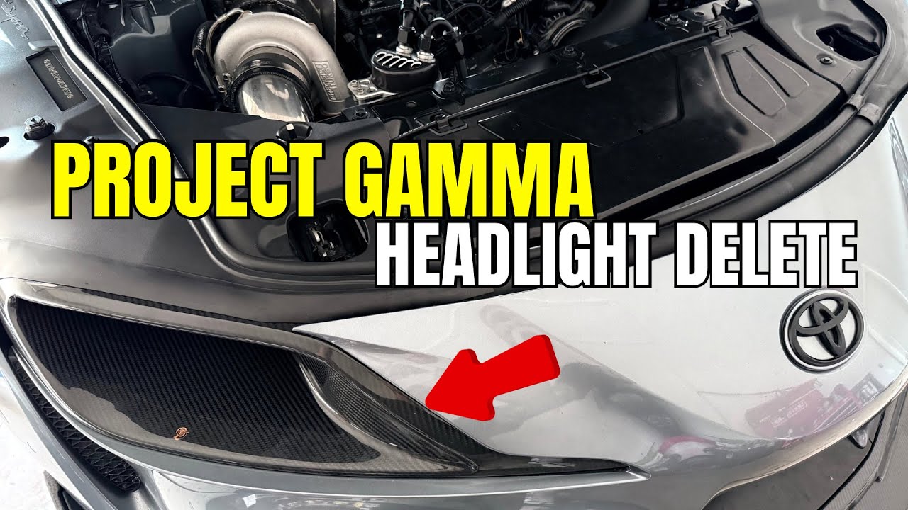 БЕЗУМНОЕ удаление фар из углеродного волокна от Project Gamma