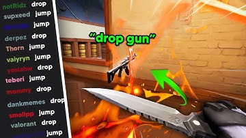 Valorant, but Twitch Chat controls me