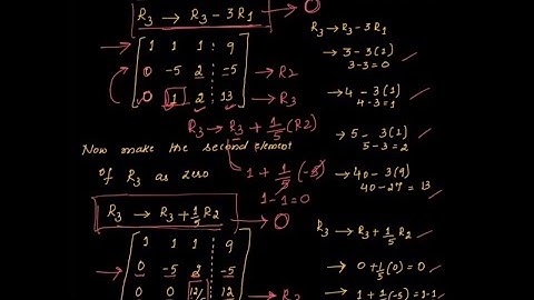 Lec21: Gaussian Elimination for Multivariate Data