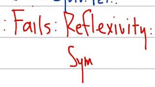 Equivalence Relations (MATH 405 Chapter 0 Video #7)