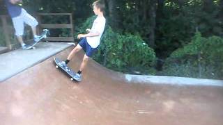 Crazy mini ramp drop!
