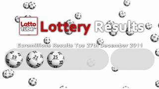 Euromillions Results 27th December 2011
