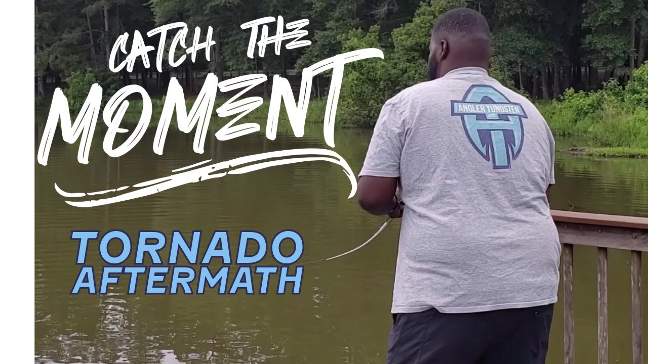 Tornado aftermath bass fishing