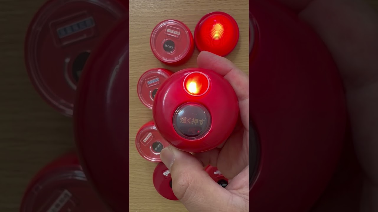 光る音が鳴る火災報知器のガチャガチャ#toys #ガチャガチャ #shorts