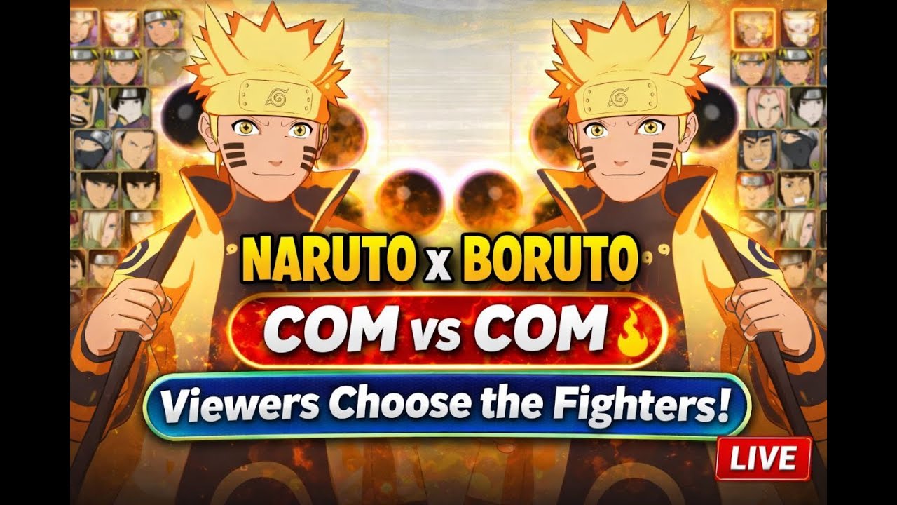 NARUTO X BORUTO Ultimate Ninja STORM CONNECTION | COM vs COM (Chat Chooses!)