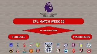 Premier League Matchweek 35 Predictions  |  Arsenal vs Man City Title Race DECIDER | EPL 2026