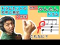 ドラムセットの説明/各楽器の名前と楽譜の表記/世界一簡単ドラム/how to/lesson/easy/beginner/drum tutorial