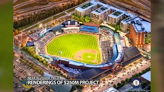 New renderings released for 250M entertainment district proposed near Louisville Slugger Field