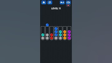 Ball sort puzzle|All levels gameplay| Walkthrough ANDROID ,IOS |#short#relaxing#GAMING#ASMR