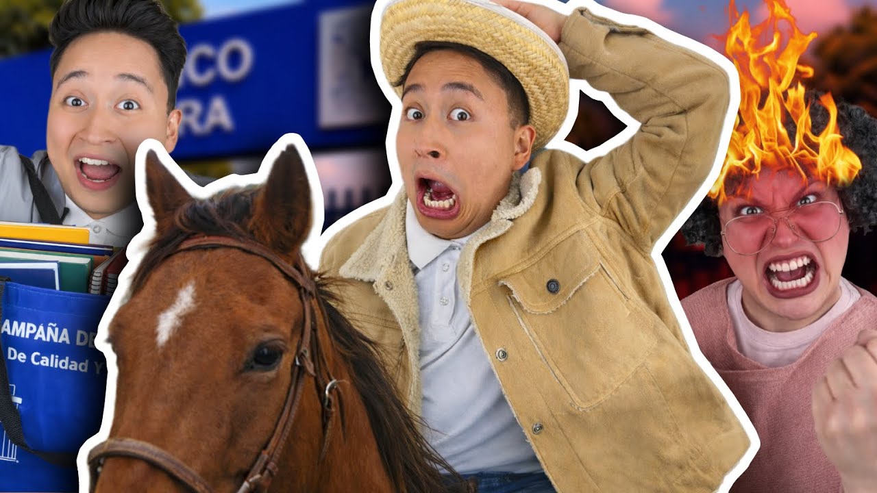 🐴😱Felipe fue en CABALLO a la escuela😱🐴