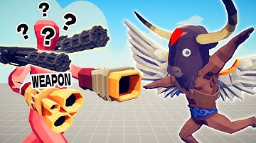 RANDOM WEAPON VS EVERY ANIMALs | TABS - Totally Accurate Battle Simulator