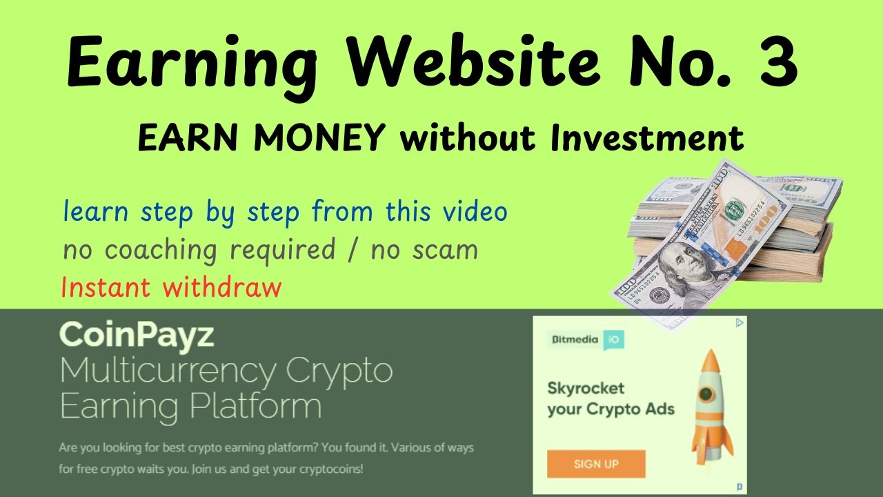 Earning from CoinPayz Website No 3 | Earn Money from CoinPayz Website 