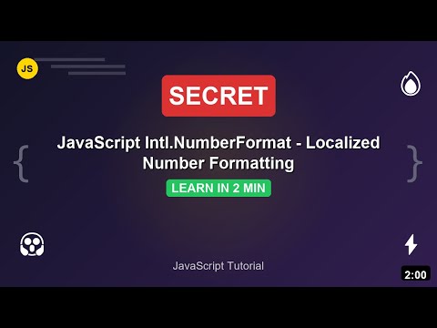 JavaScript Intl.NumberFormat: Localized Number Formatting | JavaScript Tutorial