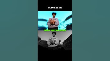 Insane Trippy Effect in After Effects (Melt Effect Tutorial) 🔥#aftereffects