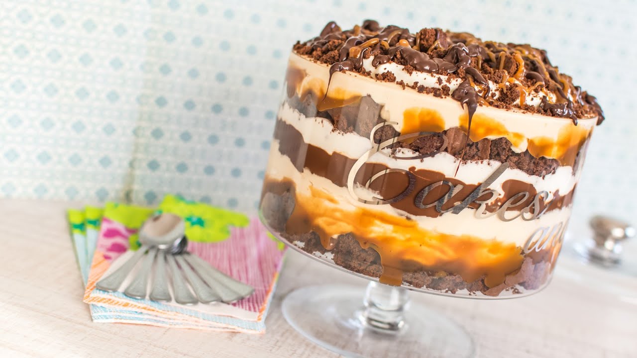 Trifle - Brownie y caramelo salado | Irresistible | Quiero Cupcakes!