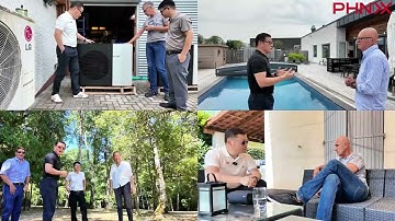 PHNIX Europe Service Tour 2025 | AI Full Inverter Pool Heat Pump in Action this Autumn