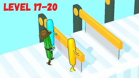 Wacky Run - All Levels Fun Mobile Gameplay (Android and iOS) (Level 17-20) #andeoidgame #mobilegame