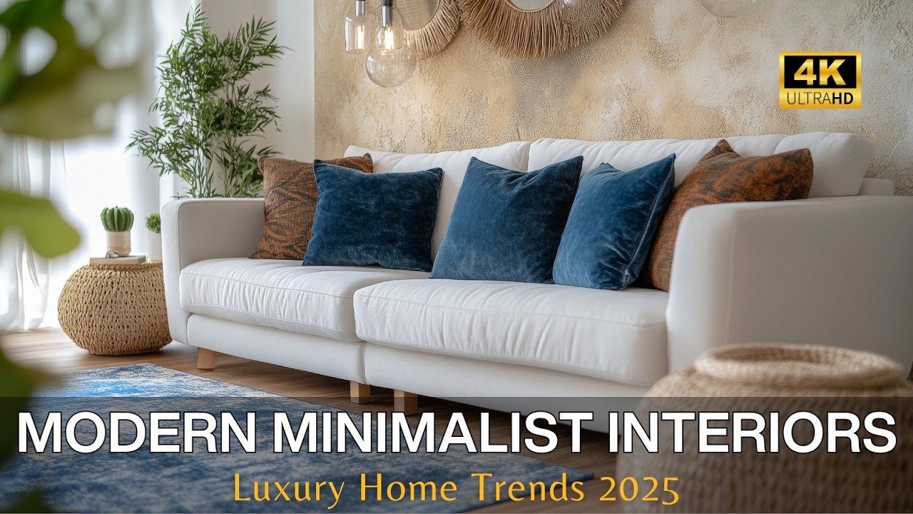 Luxury Home Trends 2025: Modern Minimalist Interiors with Cozy Color ...