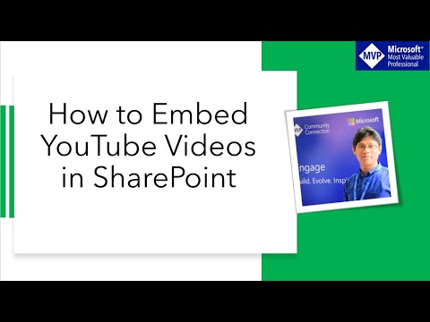 Embed YouTube Videos in SharePoint - YouTube