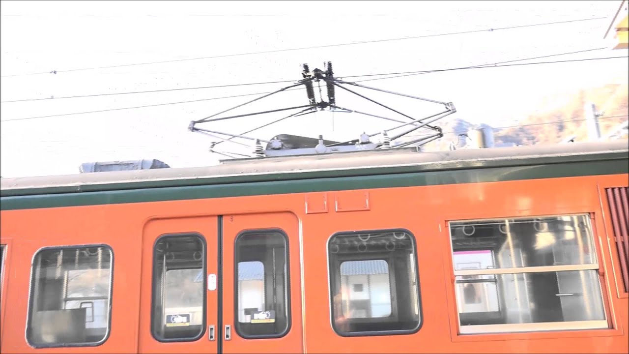 【115系　起動ス】ブロワー音響く横川駅の朝