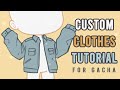 How to Draw Custom Clothes {Fabric Folds Tutorial | Gacha Club} ✨