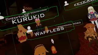 Guy with amazing voice serenades a group of anime girls in VRChat
