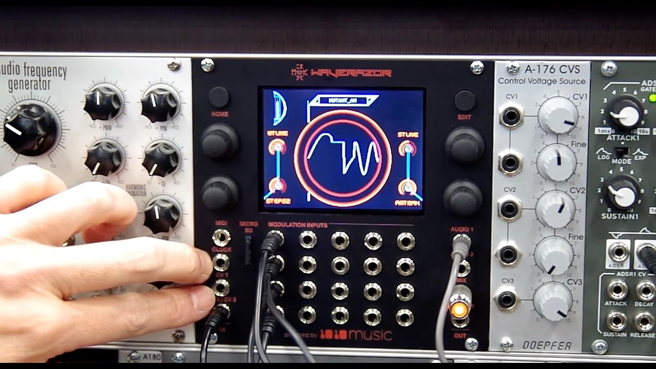 MOK & 1010music's Waverazor Dual Oscillator Eurorack Module Now