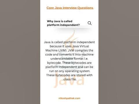 Why Java platform independent? - YouTube image.