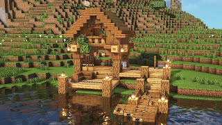 Minecraft: How To Build a Lake House | Tutorial
