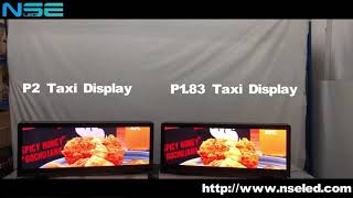 The Difference between HD P2 and P1.83 Taxi Roof Top Screen Display screenshot 2