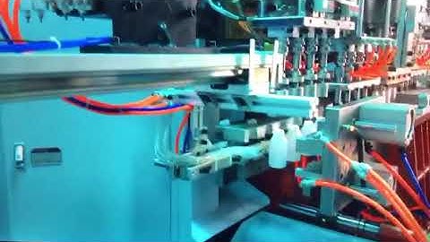 AUTO DEFLASHING BLOW MOULDING MACHINE JM 80 DS 4 Cavity