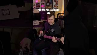POV: You Play Electric All Day #rockmusic #bassist #acoustic #funny