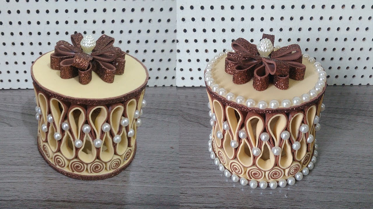 Porta Joias em E.V.A e Papelão!