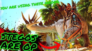 How To PROPERLY Use STEGOS in Ark Survival Ascended! Stegos are OP When Used Properly!!!