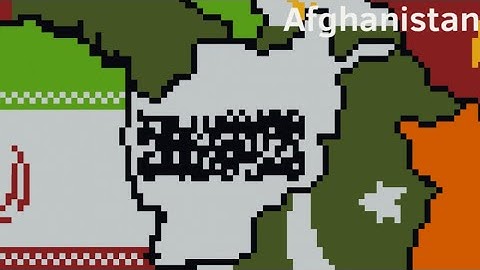 How to build the earth in Minecraft pt 14 | Afghanistan