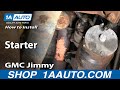 How to Replace Direct Drive Starter 1982-91 GMC Jimmy Full Size