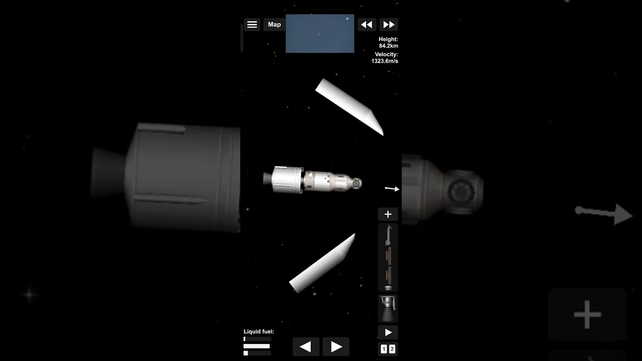 Zvenza Module Launch By Proton M In Spaceflight Simulator