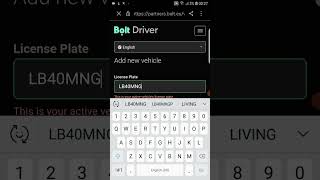 How to link a car on your Bolt driver profile very fast 😎