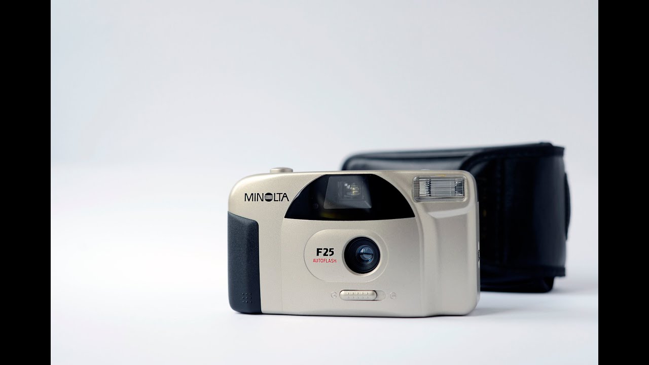 Minolta F25 Auto Flash camera 35mm film