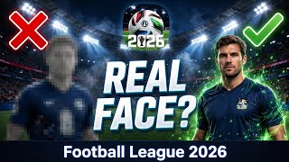 How To Add REAL FACE in Football League 2026 | Custom Miniface Tutorial 2026 | FL26 Face Import screenshot 2