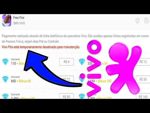 COMO RESOLVER OS ERROS DO SMS VIVO REGARGA JOGO?COMO RECARGAR DIAMANTES  PELO SMS DA VIVO? 