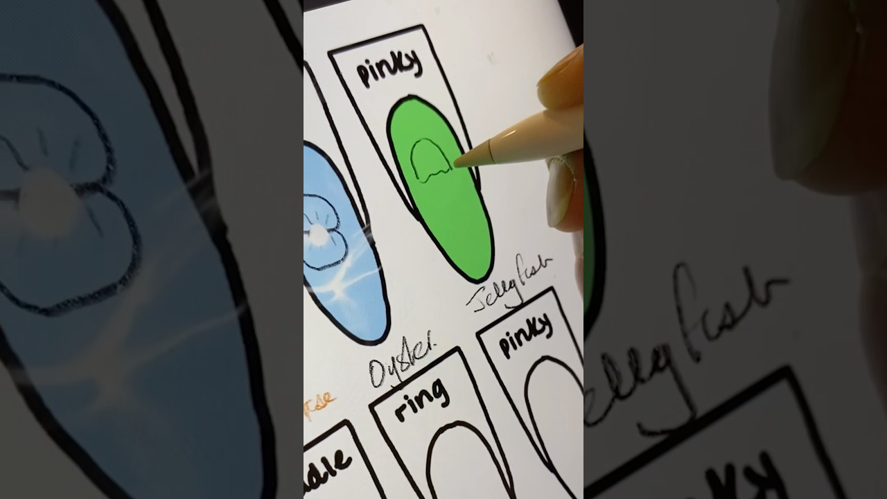 I Asked My Mum To Design My Nails 💅🏼🐠