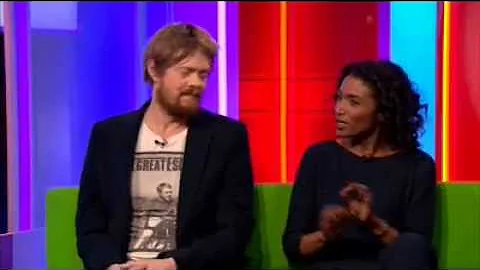 Death in Paradise Interview  Sara Martins & Kris Marshall