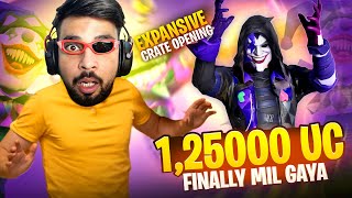 Finally Mil Gaye 125k UC😍😃 -FOOL SET Lucky Crate Opening-PUBG MOBILE