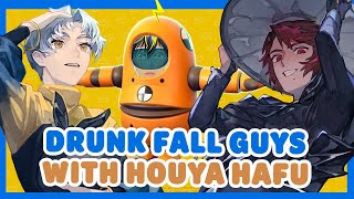 FALL GUYS Collab! DRINKING GAME with Kurono Gomi and Best Birthday Penguin Houya!!!